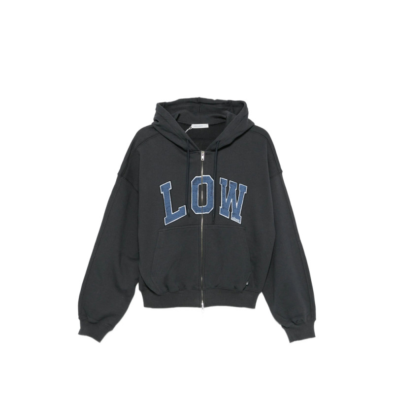 Low Classic Logo-appliqué Zip-up Hoodie