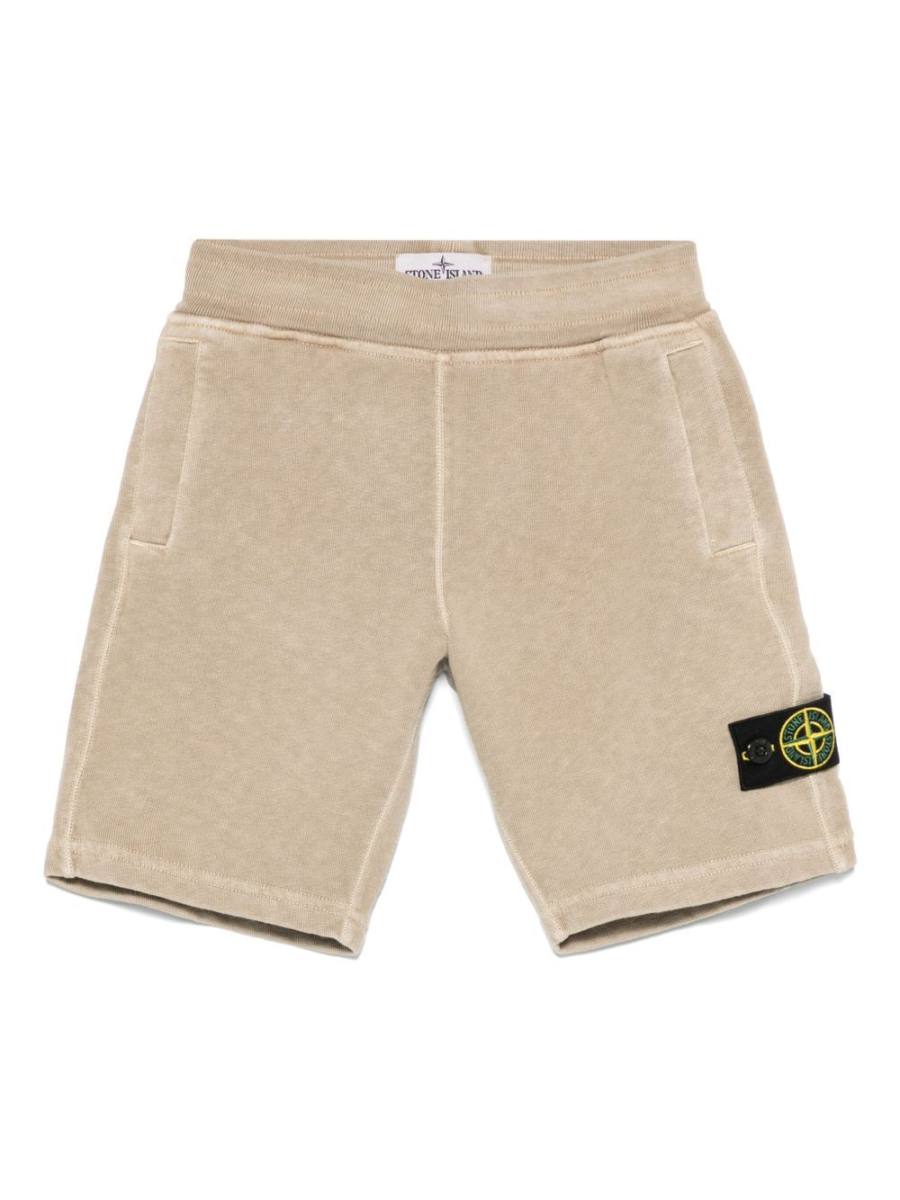 Compass-badge track shorts