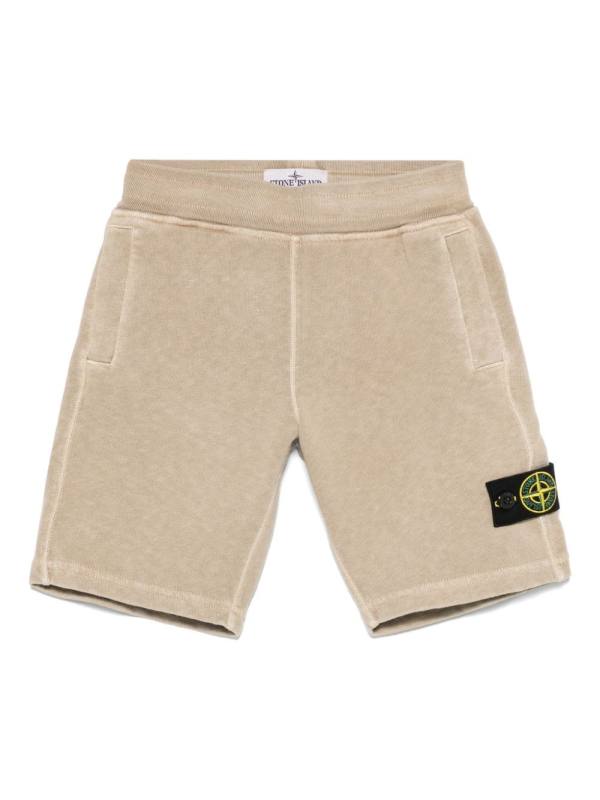 Compass-badge track shorts