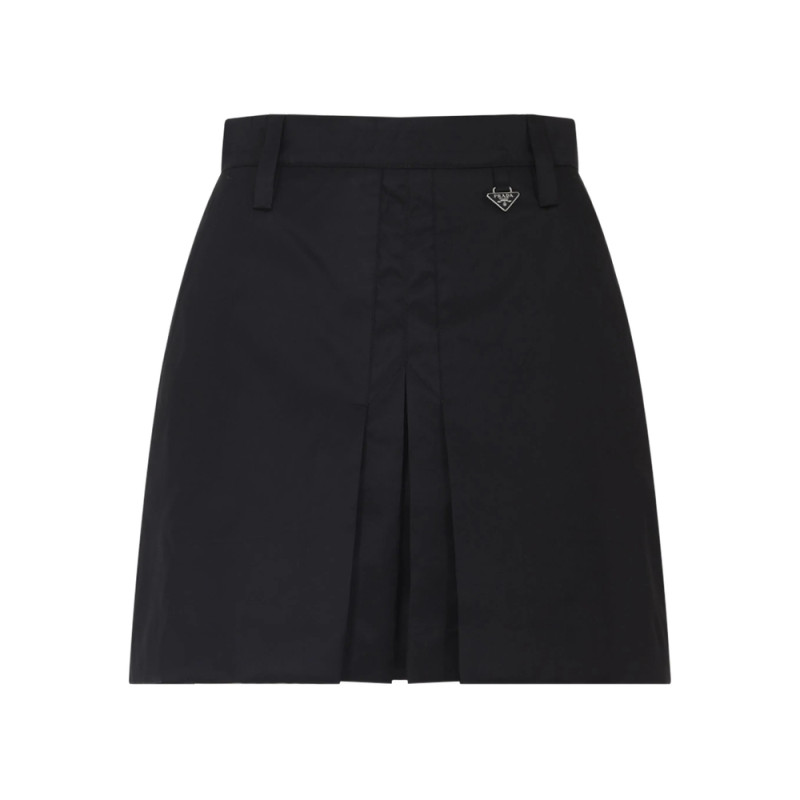 Prada Pleated-panel Skirt