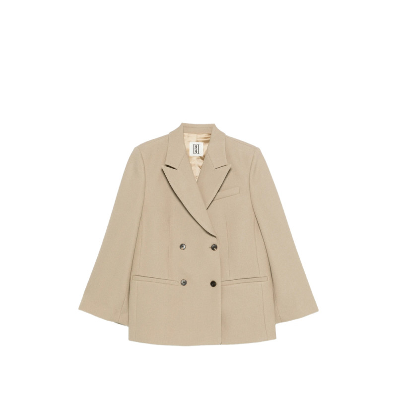 By Malene Birger Double-breasted Flap Pocket Jacket