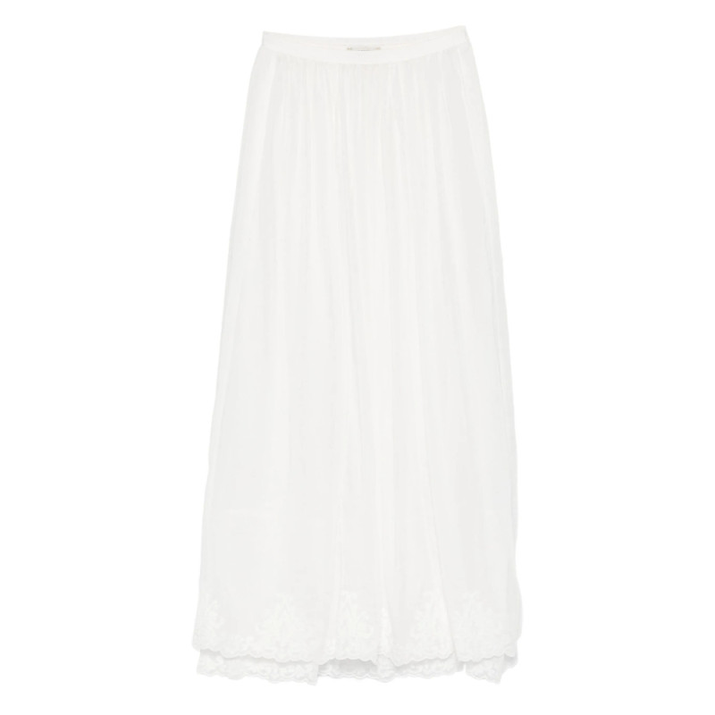 Forte Forte Lace-trim Skirt