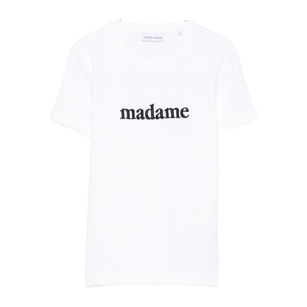 Maison Labiche Embroidered-detail Cotton T-shirt