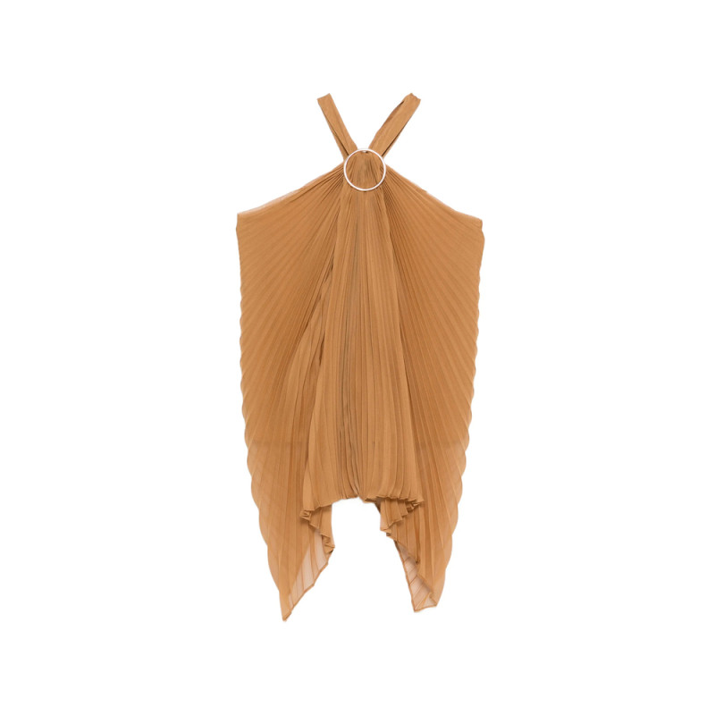 Max Mara Pianoforte Mxevalzer Ring Pleated Top