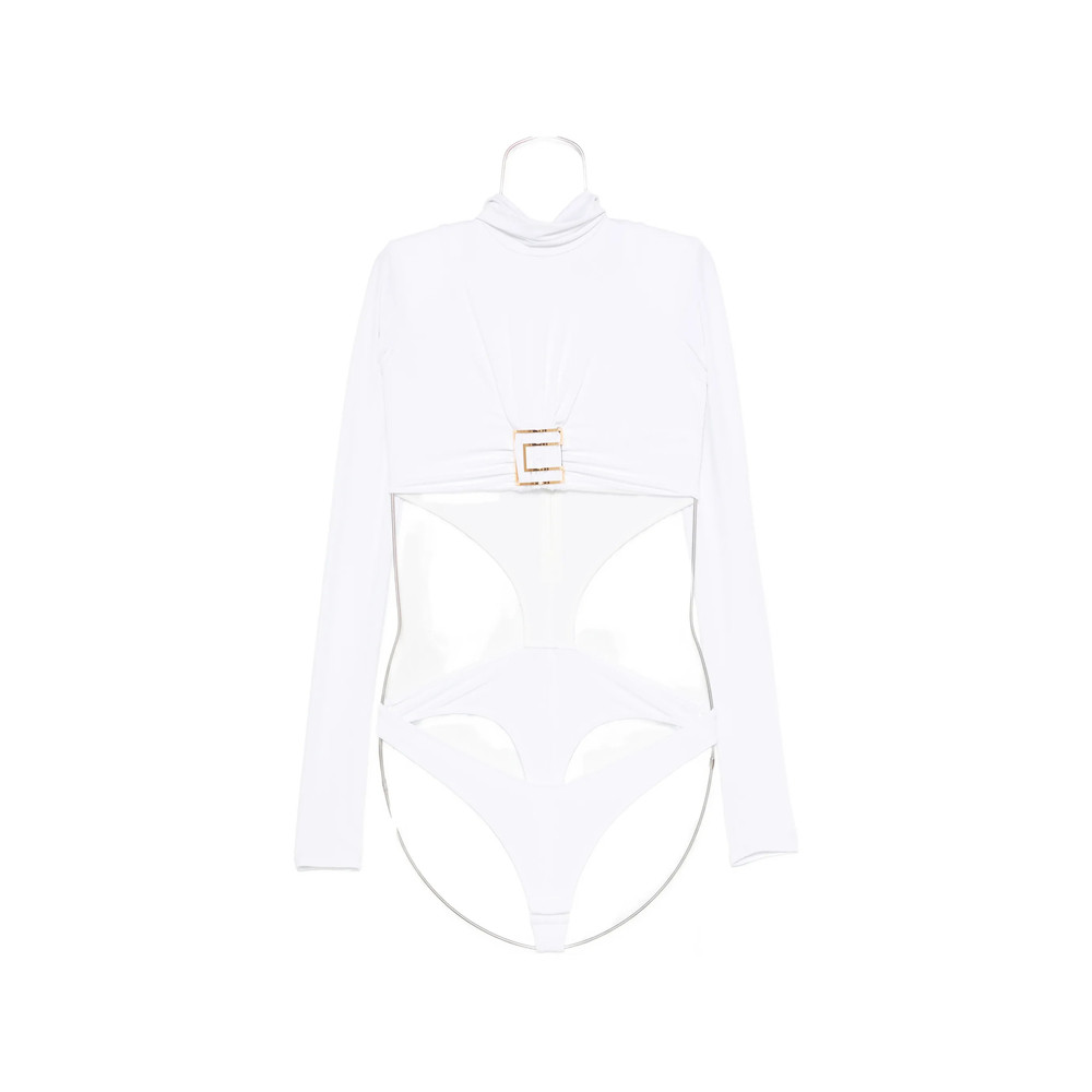 Elisabetta Franchi Logo-plaque Cropped Top