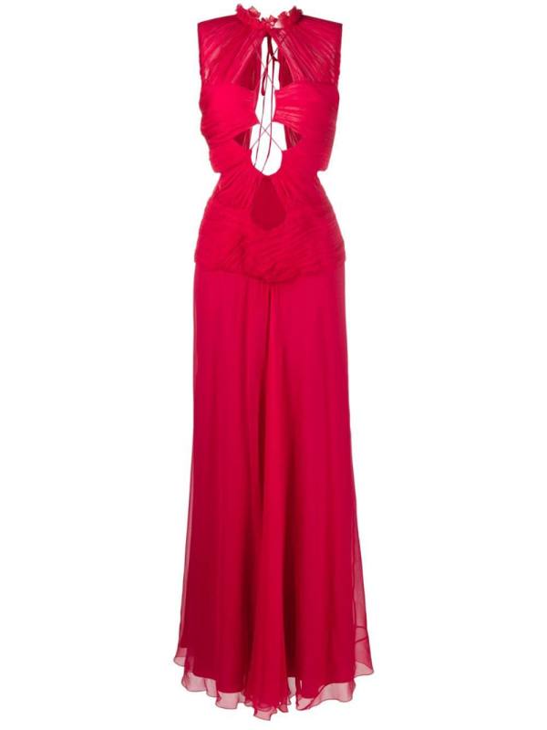cut-out maxi dress