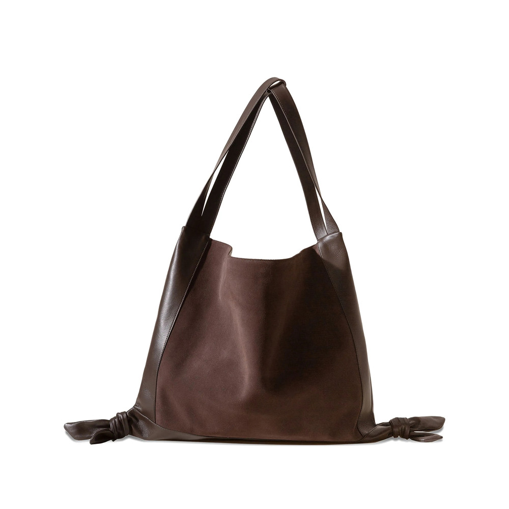 Hereu Knotted-detail Leather Shoulder Bag