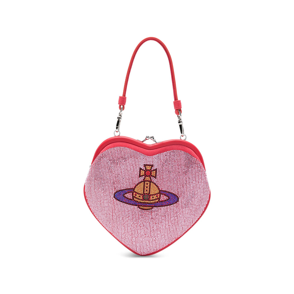 Vivienne Westwood Belle Heart-frame Hotfix Tote Bag