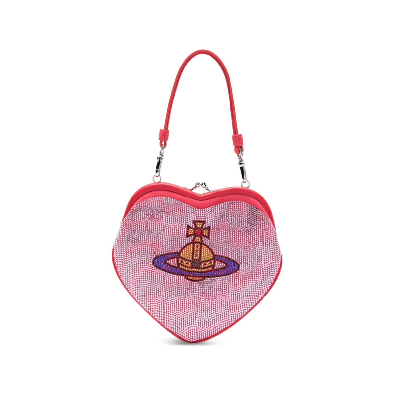 Vivienne Westwood Belle Heart-frame Hotfix Tote Bag