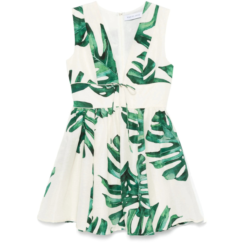Raquel Diniz Leaf-print Dress