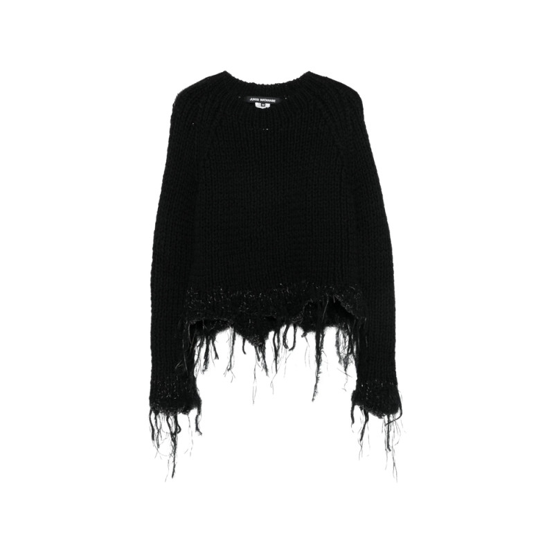 Junya Watanabe Distressed Chunky-knit Sweater