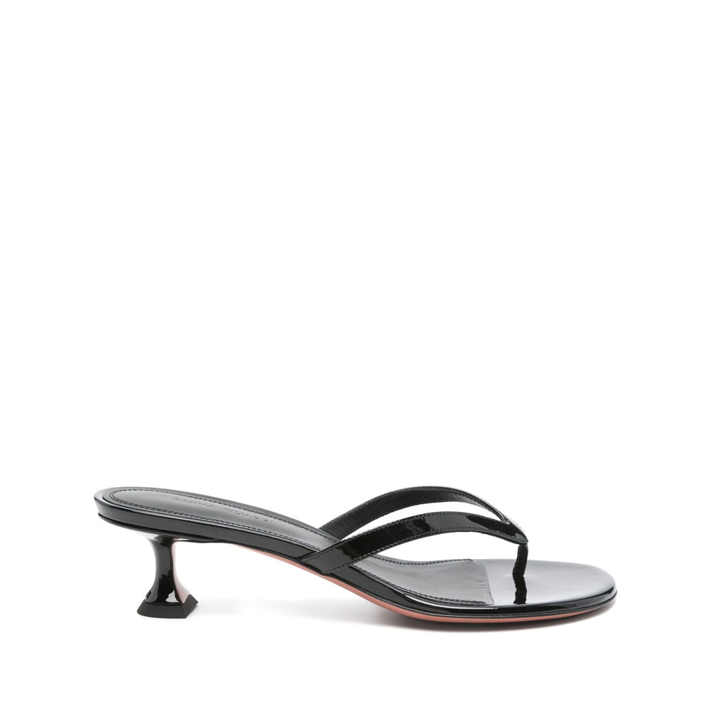 Amina Muaddi 45mm Juliette Heeled Sandals