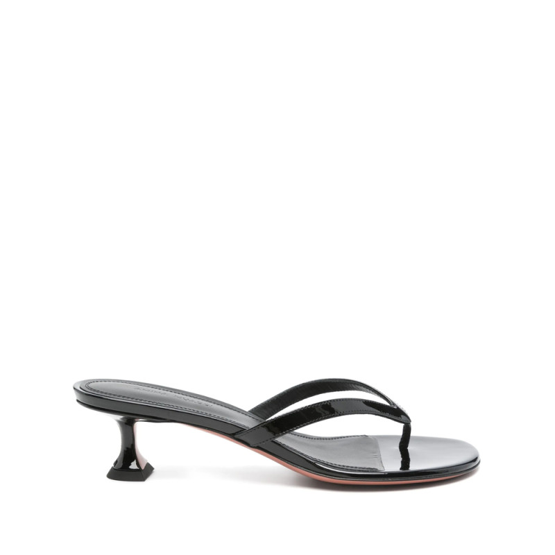 Amina Muaddi 45mm Juliette Heeled Sandals