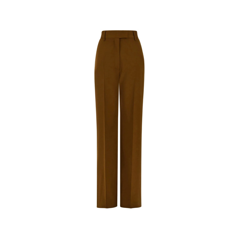 Ferragamo Tailored Trousers In Chevron
