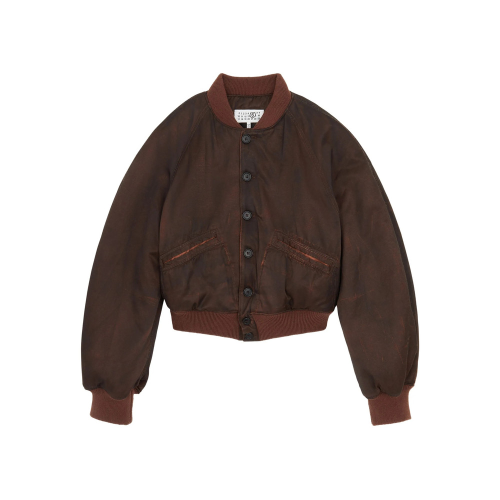 Mm6 Maison Margiela Button-up Bomber Jacket