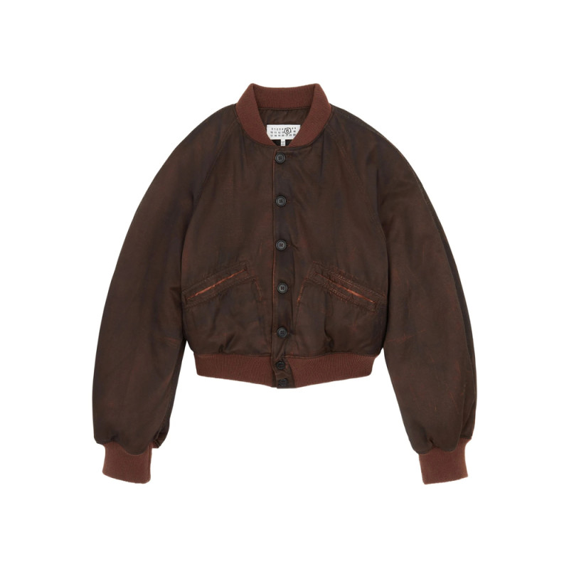 Mm6 Maison Margiela Button-up Bomber Jacket