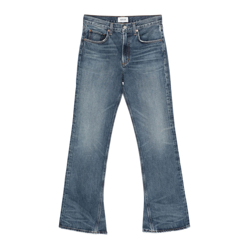 Agolde Flared Regenerative-cotton Jeans
