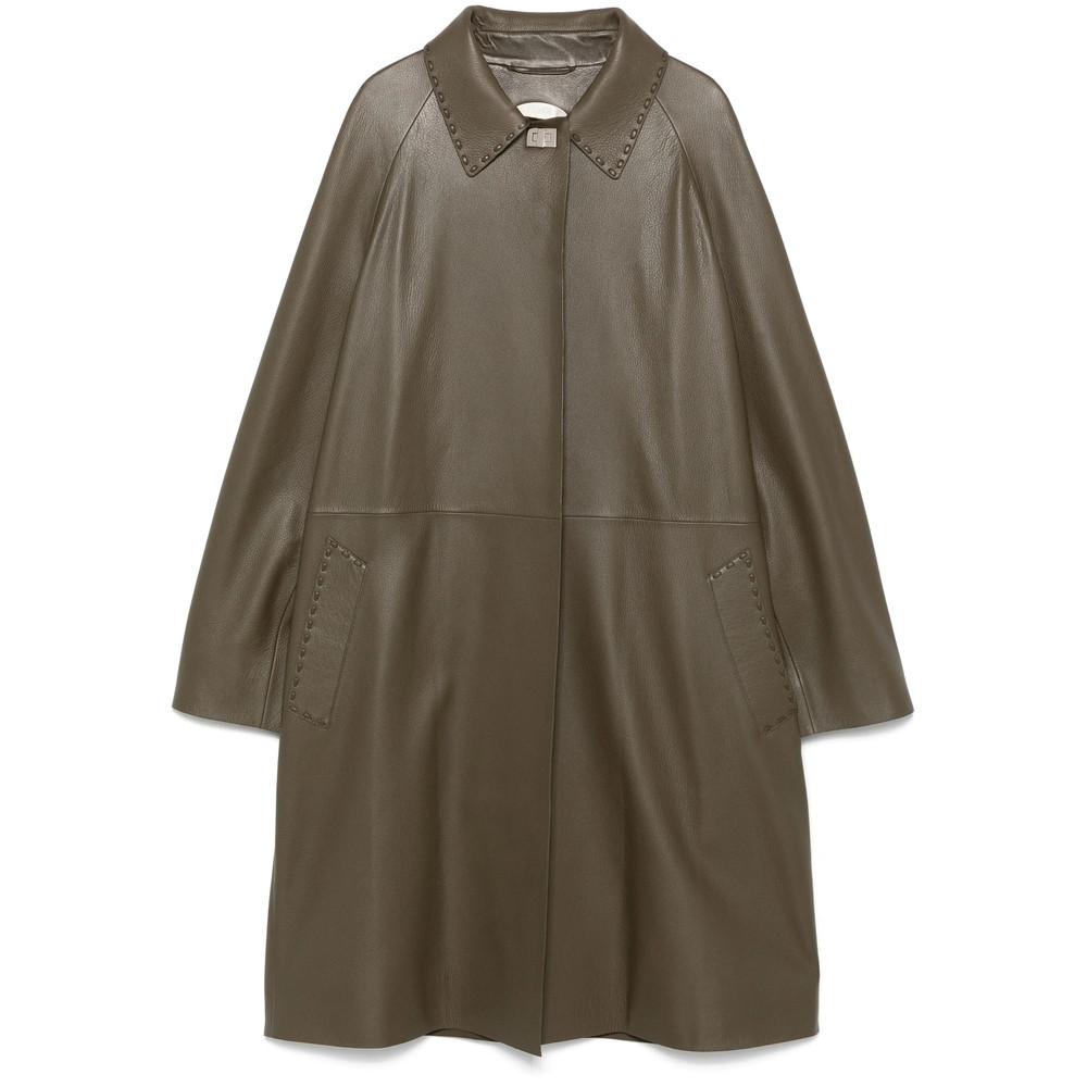 Fendi Leather Coat