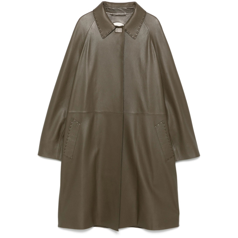 Fendi Leather Coat