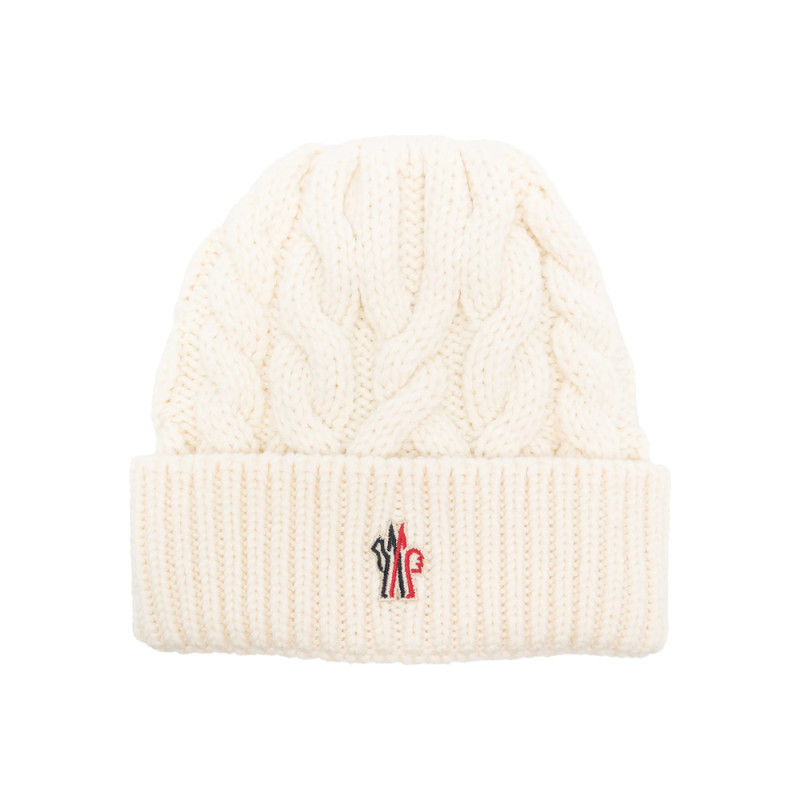 Moncler Grenoble Cable-knit Beanie Hat