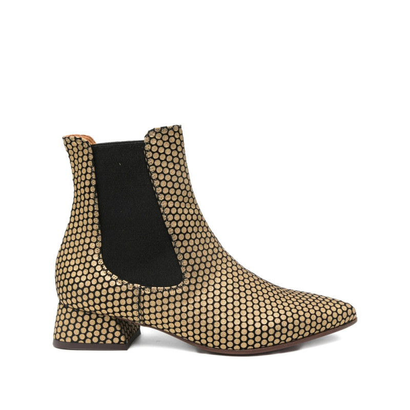 Chie Mihara 35mm Pointed-toe Polka-dot Boots