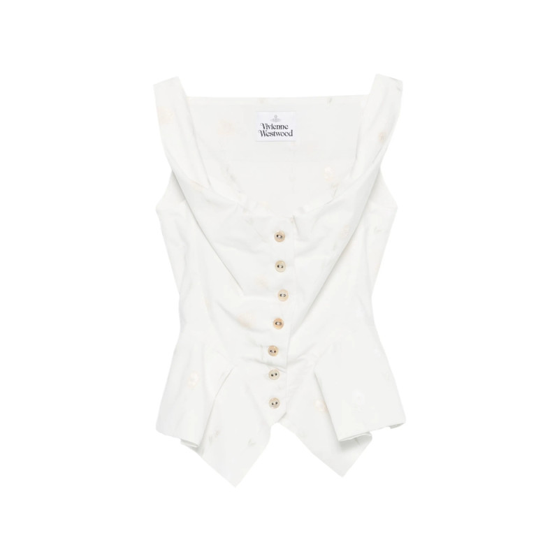 Vivienne Westwood Button Floral Vest