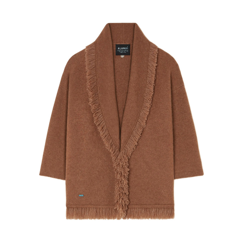 Alanui Finest Fringed Belted Cardigan