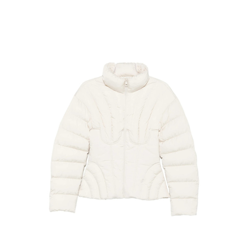 Elisabetta Franchi Quilted High-neck Jacket