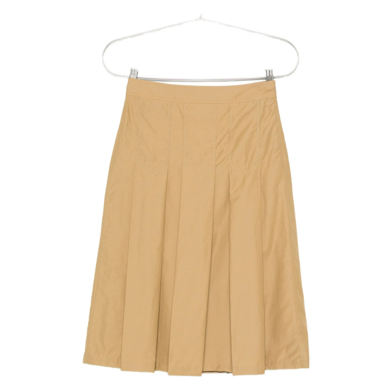 Prada Pleated Midi Skirt