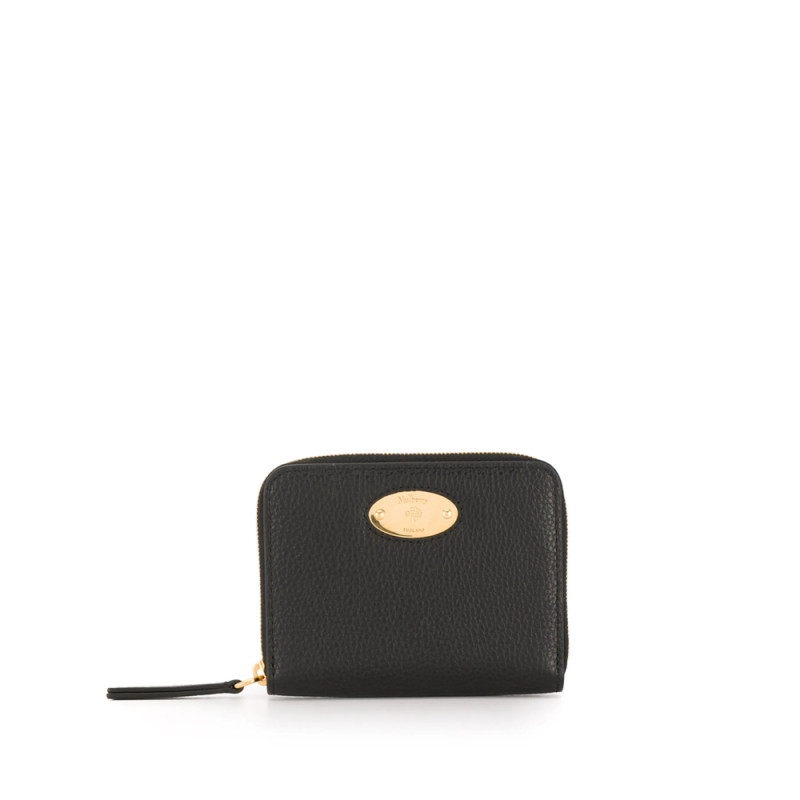 Mulberry Logo Plaque Zip-around Purse