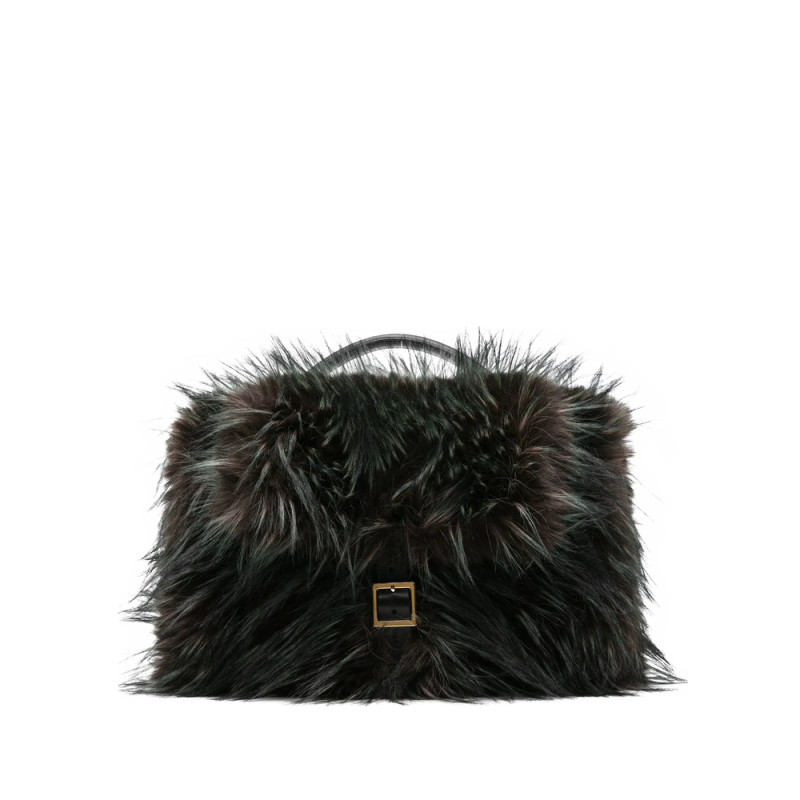 Sacai Faux Fur Tote Bag