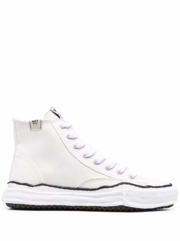 high-top lace-up sneakers