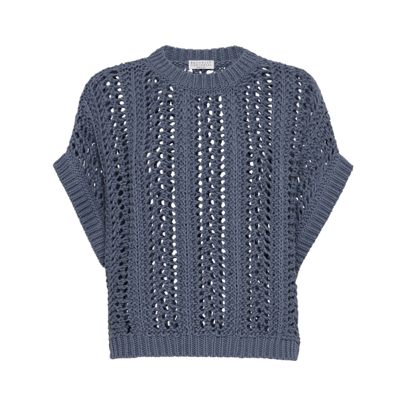 Brunello Cucinelli Open-knit Top