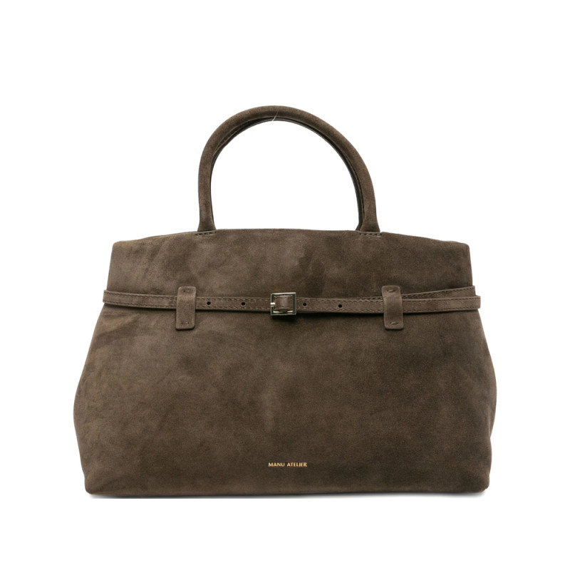 Manu Atelier Le Cambon 35 Suede Tote Bag