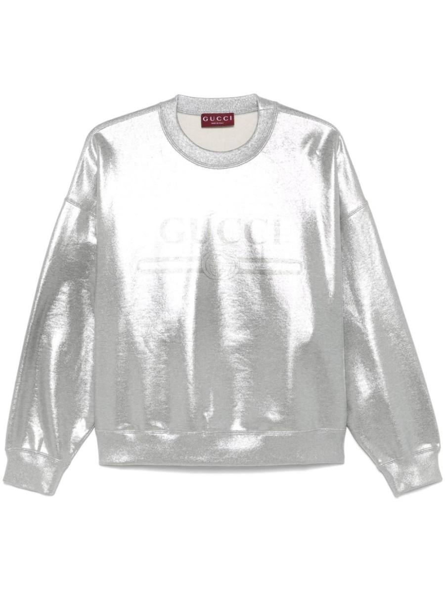 lamé sweatshirt