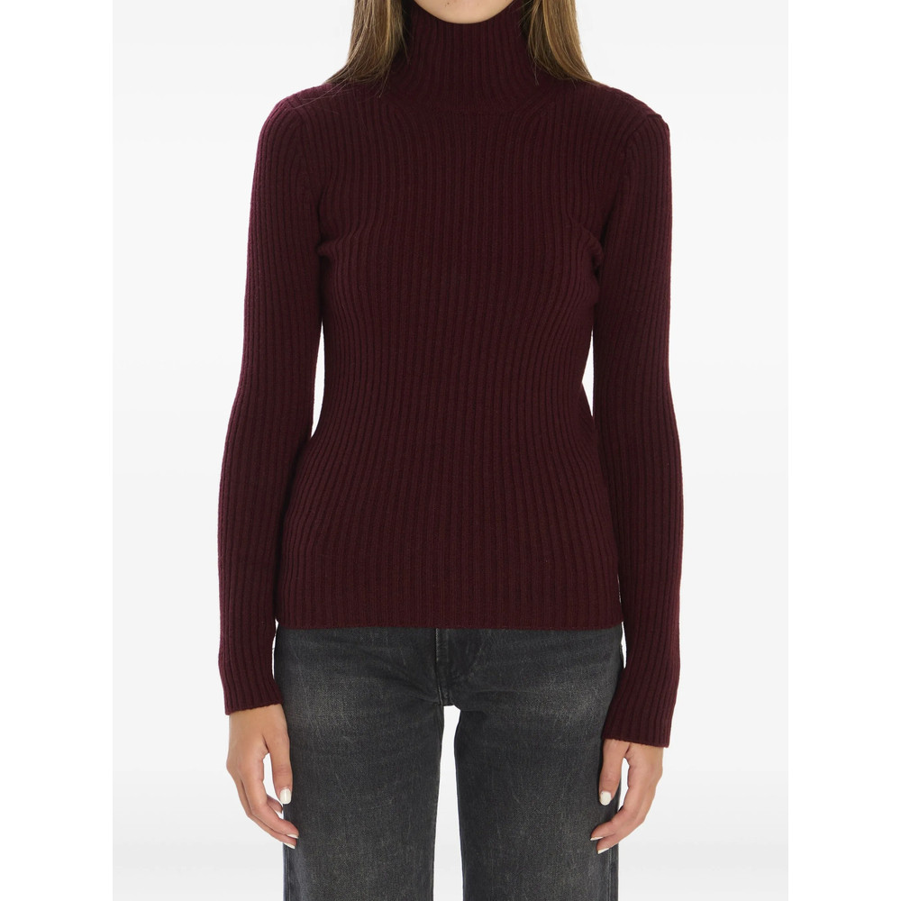Max Mara Ribbed High-neck Sweater