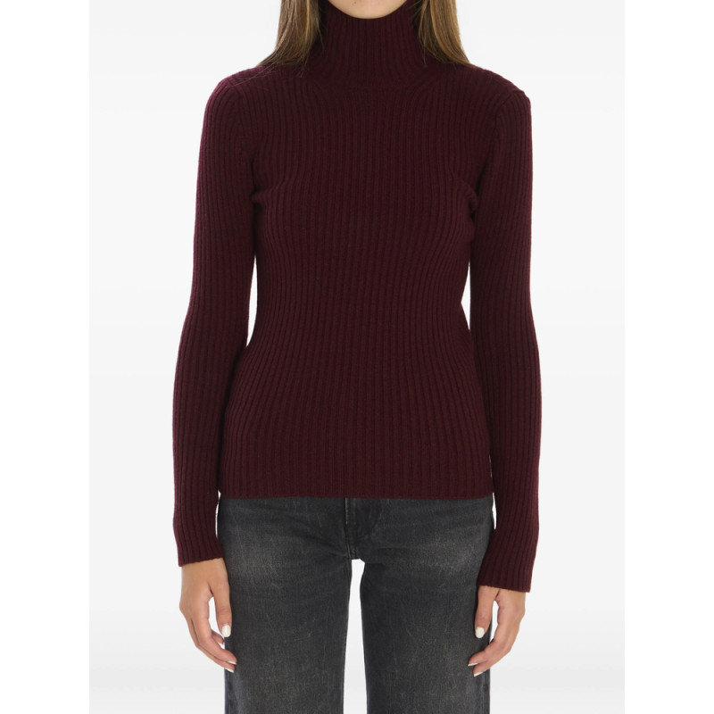 Max Mara Ribbed High-neck Sweater