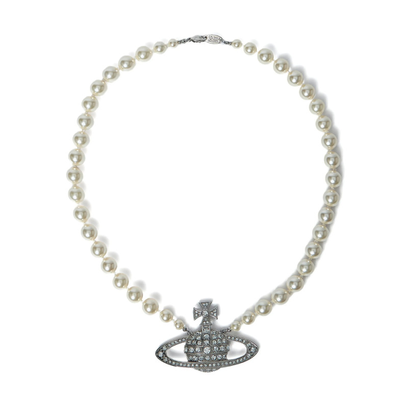 Vivienne Westwood Man. Bas Relief Orb-embellished Pearl Necklace