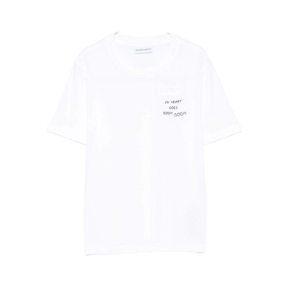 Maison Labiche Embroidered Cotton T-shirt
