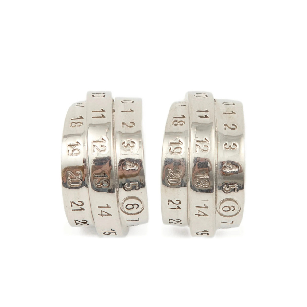 Mm6 Maison Margiela Logo Earrings