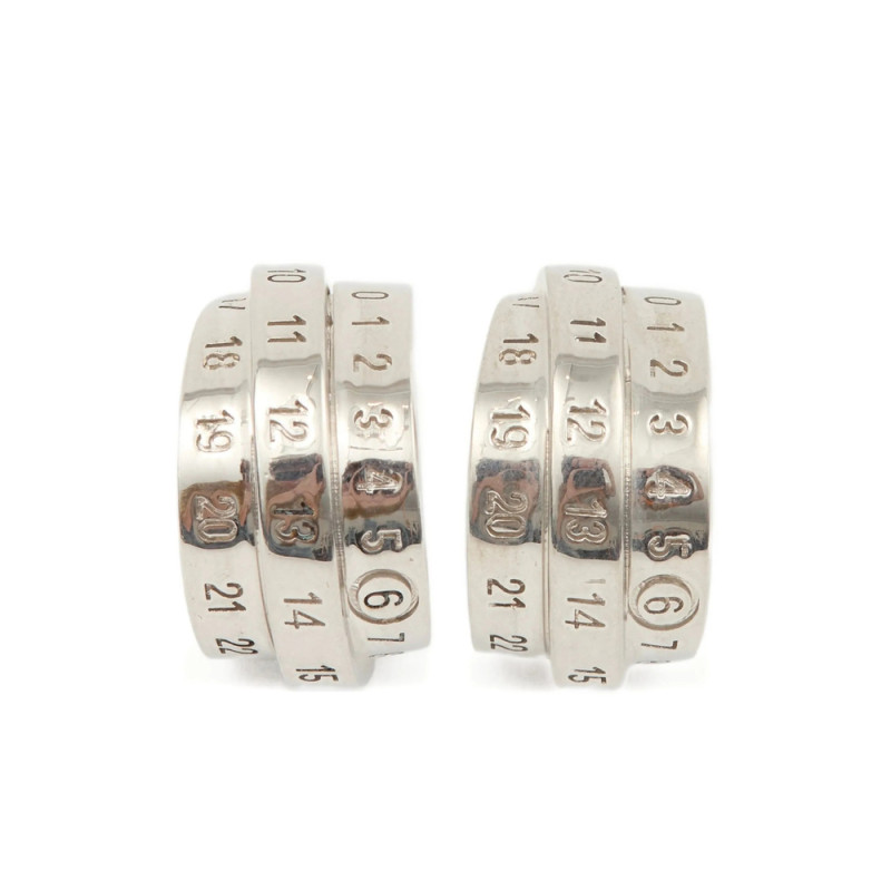 Mm6 Maison Margiela Logo Earrings