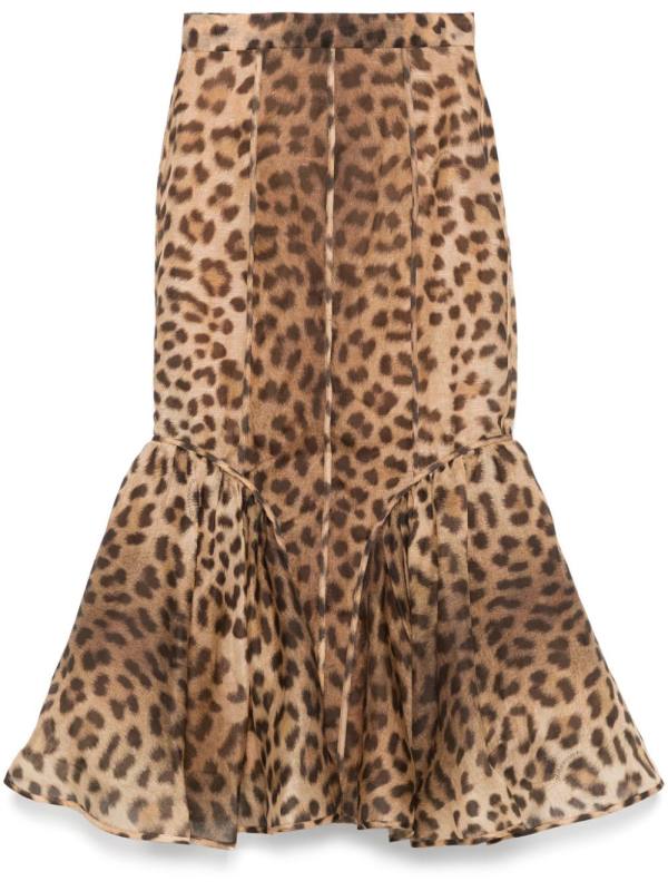 Crush maxi skirt