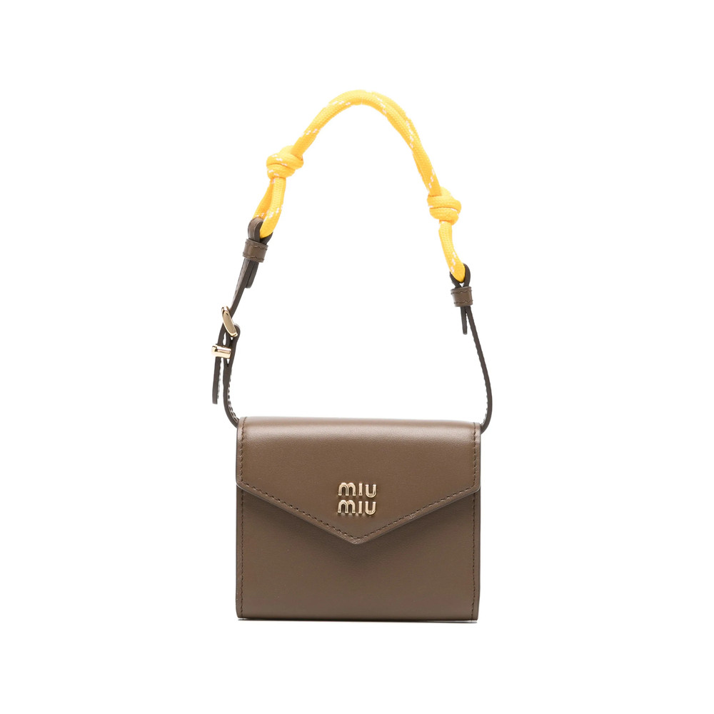 Miu Miu Logo-plaque Top-handle Wallet
