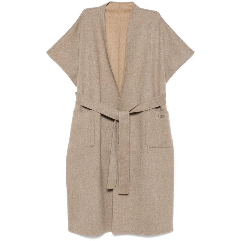 Fendi Belted Cape