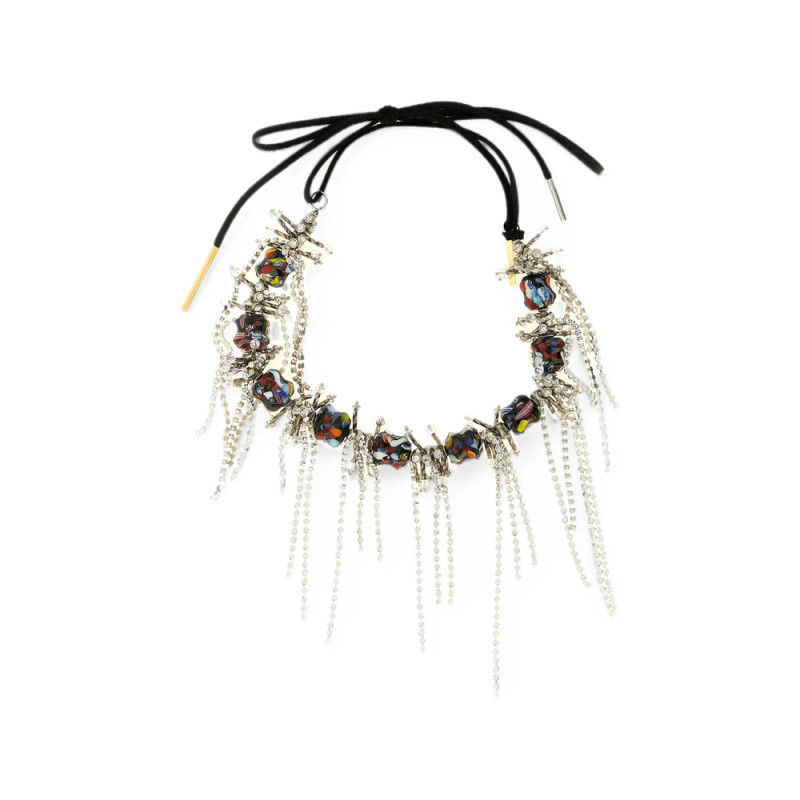 Dries Van Noten Statement Bead-embellished Necklace