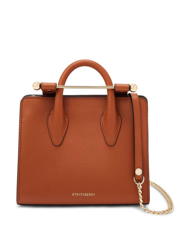 nano Strathberry leather tote bag