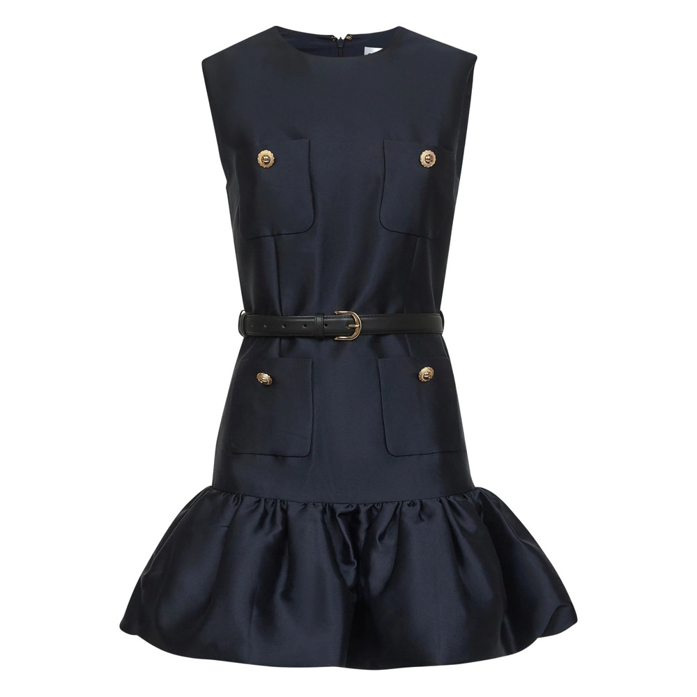 Self Portrait Taffeta Sleeveless Dress
