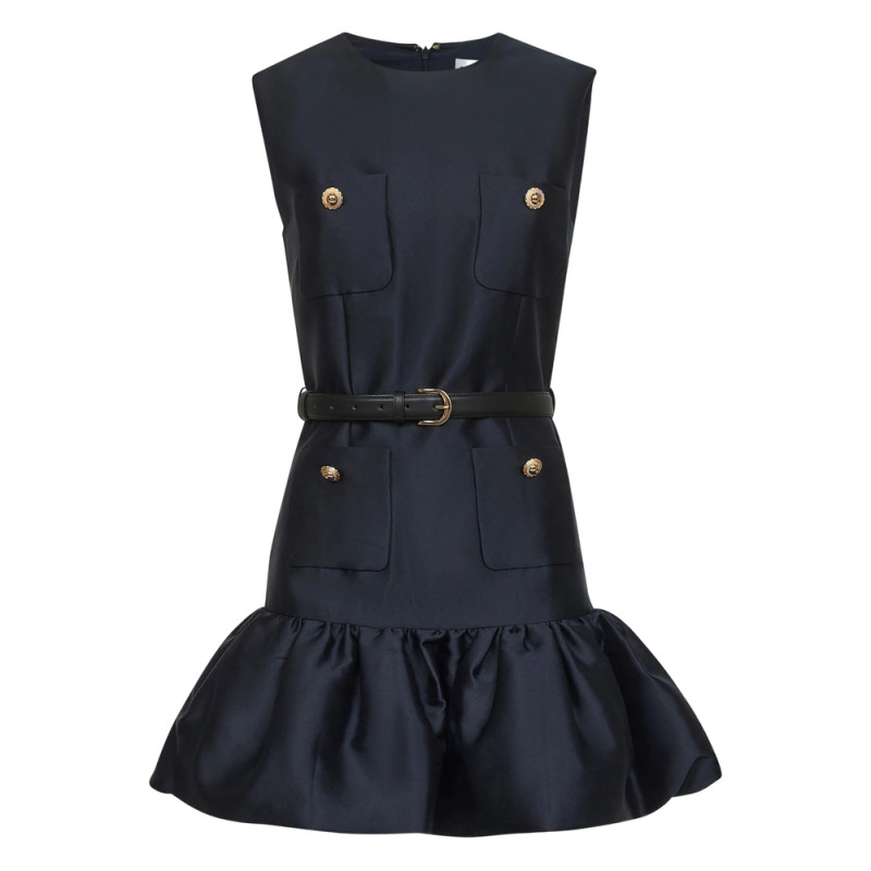 Self Portrait Taffeta Sleeveless Dress