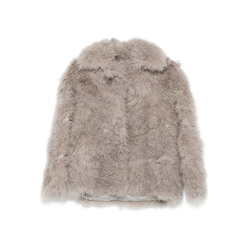 Simonetta Ravizza Oversized-collar Jacket