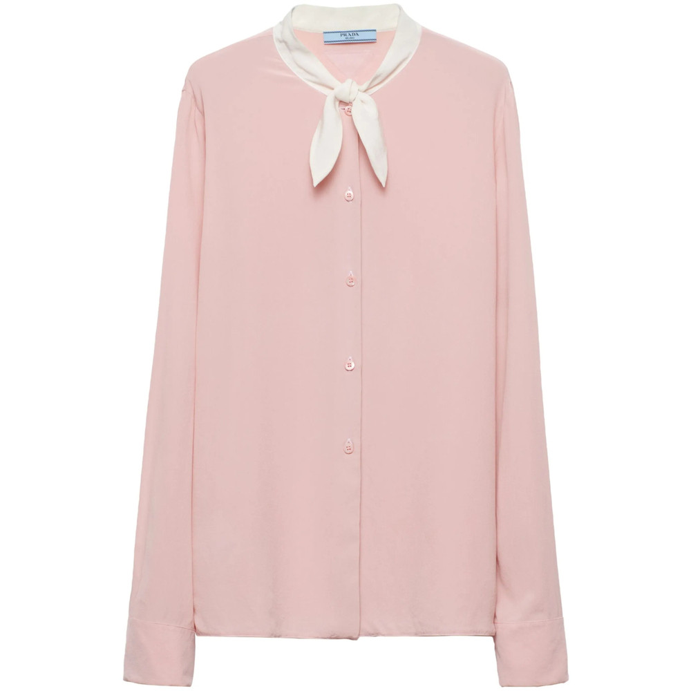 Prada Button-down Silk Shirt